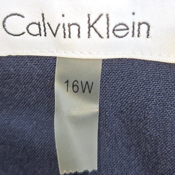 Calvin Klein Women's Dark Blue Blazer - Picture 2 of 5